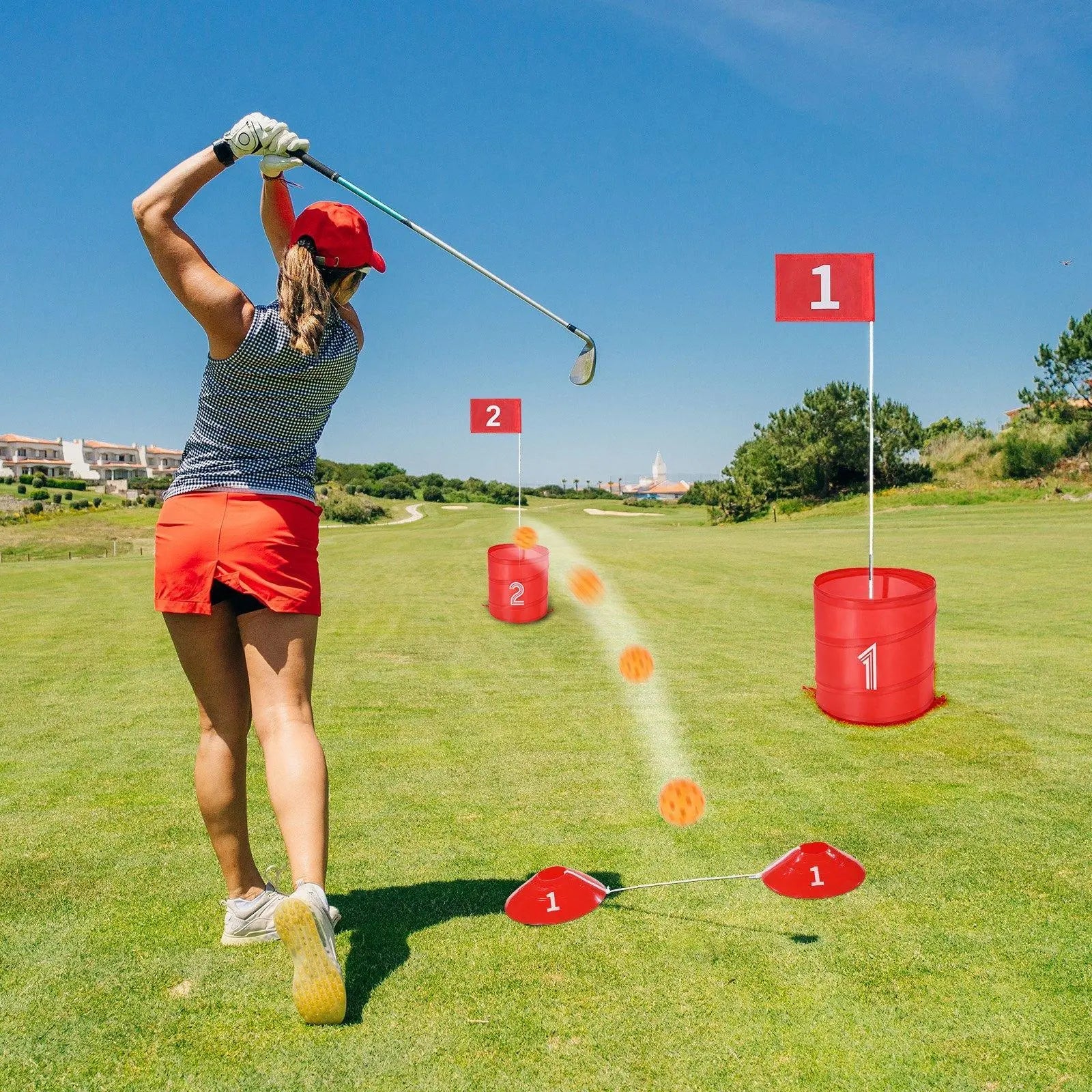 Portable 9-Hole Backyard Golf Game for All Ages