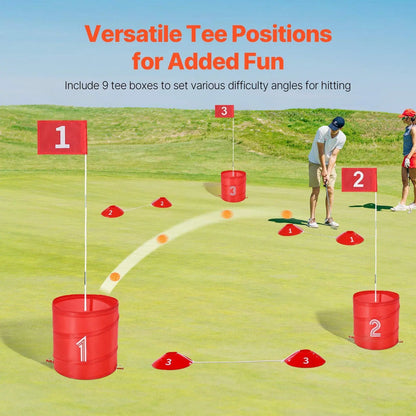 Portable 9-Hole Backyard Golf Game for All Ages