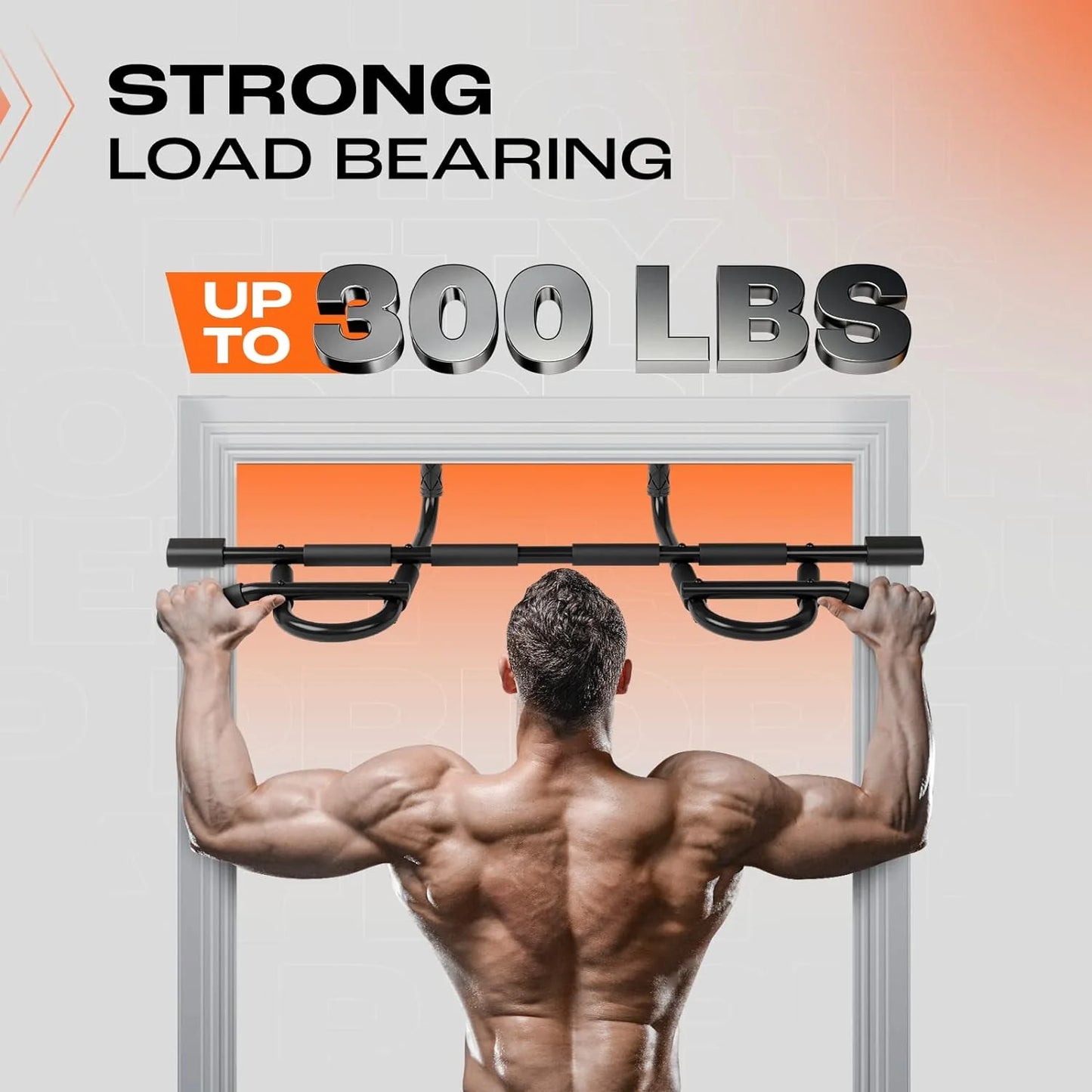 Professional-Grade Heavy-Duty Doorway Pull-Up Bar with Versatile Grip Options and Robust Construction