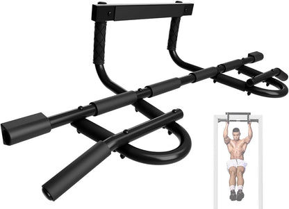Professional-Grade Heavy-Duty Doorway Pull-Up Bar with Versatile Grip Options and Robust Construction