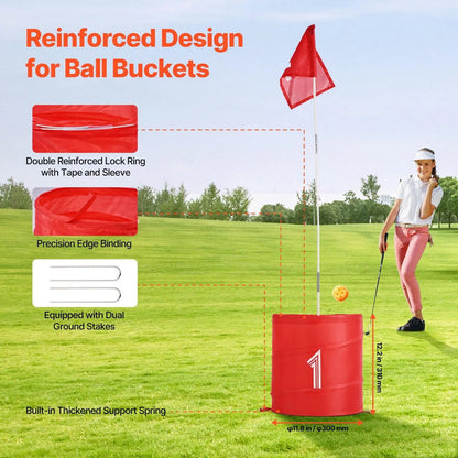 Portable 9-Hole Backyard Golf Game for All Ages