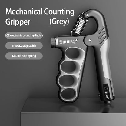 Adjustable Grip Strengthener for Hand and Wrist - 5-60/100/150Kg Resistance Levels for Muscle Recovery and Fitness Training