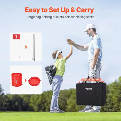 Portable 9-Hole Backyard Golf Game for All Ages