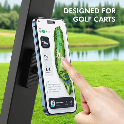 Magnetic Golf Cart Phone Holder and Gym Mount, Compatible with MagSafe - Ideal Golf Gifts for Men, Dads, and Husbands, Essential Golf Accessories and Gadgets