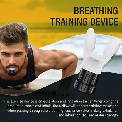 Silicone Breathing Trainer Lung Ventilator Fitness Equipment Exercise High Altitude Breathing Training Tool